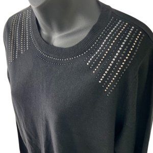 🌸4/$50🌸 Crewneck Sweater with Metallic Beads